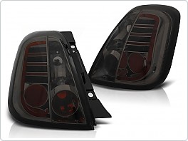 Zadní světla, světlomety, lampy Fiat 500, 2007-, LED kouřové LDFI05