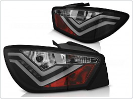 Zadní světla Seat Ibiza 2008-2012, hatchback, 3dveř. LED BAR černé LDSE24