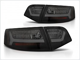 Zadní světla Audi A6, 2001-2011, černé led bar LDAUF5