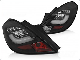 ZADNÍ SVĚTLA OPEL CORSA D, 2006-2014, 3. DVEŘ. LED BAR, černé