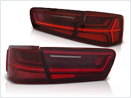 Zadní světla Audi A6 C7 2011-2014, limousine, červená LED BAR s dynamickým led blinkrem