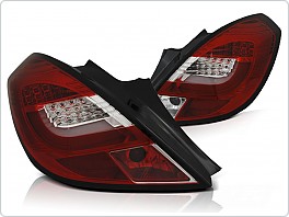 Zadní světla Opel Corsa D, 2006-2014, 3 dvéř, LED BAR, červená
