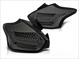 Zadní světla Ford Focus 3 2015-2018, kouřová s led dynamickým blinkrem