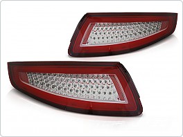 Zadní světla, světlomety Porsche 911, 997 2004-2009, LED, SEQ, červené