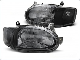 Přední světlomety, světla, lampy Ford Escort MK7, 1995-2000, kouřové black LPFO51