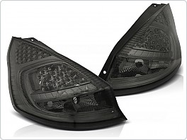 Zadní světlomety, lampy Ford Fiesta, 2008-2012, hatchback, LED kouřové LDFO43