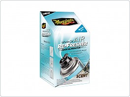 Meguiars Air Re-Fresher Odor Eliminator - Summer Breeze Scent - čistič klimatizace + pohlcovač pachů + osvěžovač vzduchu, vůně NEW CAR 71g