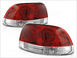 Zadní světla, lampy Honda CRX DEL SOL, 1992-1997, bílé, červené LTHO18