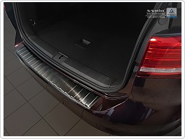 Kryt zadního nárazníku, NEREZ AVISA, VW PASSAT B8 2015- (COMBI, TMAVÁ)