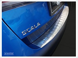 Kryt zadního nárazníku, NEREZ AVISA, ŠKODA SCALA 2019- nerez světlá matná