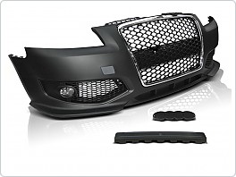 Přední nárazník Audi A3 8P 2005-2008, RS Style, chrom černá, ZPAU03