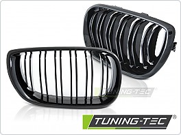 Přední maska, ledvinky BMW E46, 2001-2005, SPORT STYLE, černý lesk