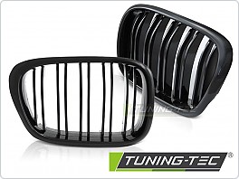 Přední maska, ledvinky BMW E39, 1995-2003, SPORT STYLE, lesklá černá