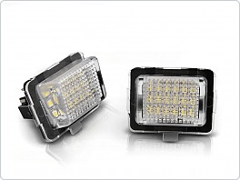 Osvětlení SPZ, LED bílá, Mercedes W204,W212, W221, C207, C216 PRME06