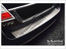 Kryt zadního nárazníku, NEREZ AVISA, VOLVO V70 2014-2016 (MATNÁ)