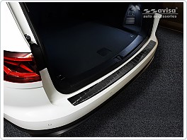 Kryt zadního nárazníku, NEREZ AVISA, VW T-ROC 2017- (CARBON)