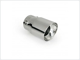 Koncovka výfuku TS-50 nerez, 90mm, kulatá