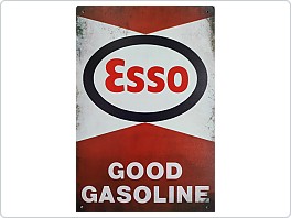 Plechová cedule Esso, Good Gasoline, 20x30 cm