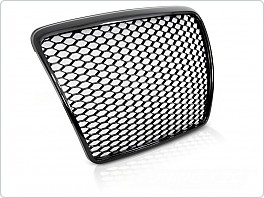 Přední maska Audi A6 (C6), 2009-2011, lesklá černá