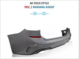 Zadní nárazník BMW G21, 2019-, SPORT STYLE, PDC, -O--O-