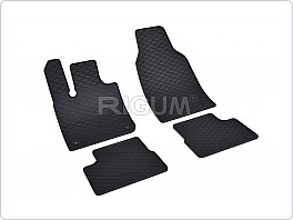 Gumové koberce, autokoberce sada, Fiat 500e 2021-
