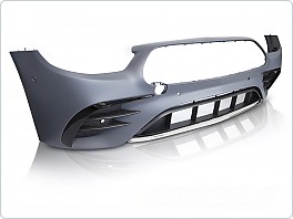 Přední nárazník Mercedes W213, 2020-2023, SPORT STYLE, PDC, chromová lišta