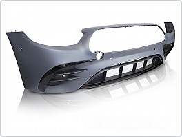 Přední nárazník Mercedes W213, 2020-2023, SPORT STYLE, PDC, černá lišta