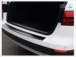 Kryt zadního nárazníku, NEREZ AVISA, AUDI A4 2016- (TMAVÁ, ALLROAD)