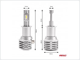 LED žárovky H3, serie X1, 12V, 2ks