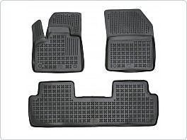 Gumové VANIČKY, autokoberce sada, PEUGEOT 5008 2017-