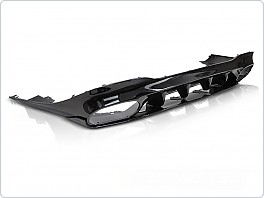 Difuzor zadního nárazníku, Mercedes CLA W118, 2019-2023, ČERNÝ LESK, SPORT PAKET