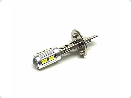 LED žárovka H1, 12-24V, 8SMD + LED CREE, bílá