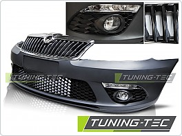 Přední nárazník Sport Škoda Octavia 2 facelift + chrom maska, ZPSK01