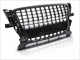 Přední maska Audi Q5 2008-2012, lesklá černá, SPORT STYLE