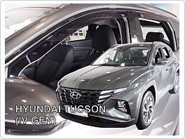Plexi ofuky, deflektory Hyundai Tucson 2021- přední + zadní