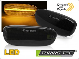 Boční LED dynamické blinkry Subaru Impreza, 1993-2000, kouřové, SEQ