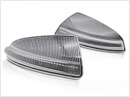 Boční LED dynamické blinkry do zrcátek Mercedes Vito W204, W164, bílé