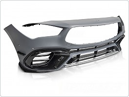 Přední nárazník Mercedes CLA W118 2019-2023, SPORT CHROME STYLE, PDC