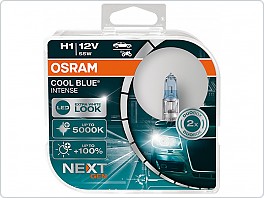 Autožárovka Osram H1 12V/55W +100% Cool Blue Intense, 2ks