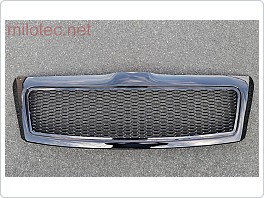 Maska Milotec Škoda Octavia 2, 2004-2008, s černou kovovou mřížkou