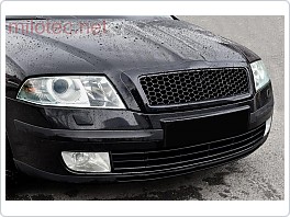 Maska Milotec s černou plastovou mřížkou, Škoda Octavia II. 2004-2008
