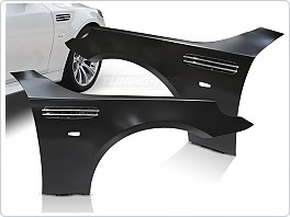 Přední blatníky BMW E60, E61, 2003-2010, SPORT STYLE s bočními přívody vzduchu, sada L+P