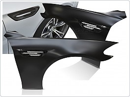 Přední blatníky BMW F10, F11, 2010-2016, SPORT STYLE s bočními přívody vzduchu, sada L+P