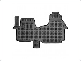 Gumové VANIČKY, autokoberce vcelku, Renault Trafic III , Opel Vivaro II 2014- (3 MÍSTA, PŘEDNÍ)