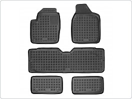 Gumové VANIČKY, autokoberce sada SEAT Alhambra 1996-2008, 7.míst