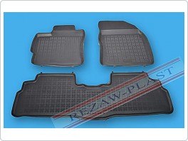 Gumové VANIČKY, autokoberce sada TOYOTA Verso 2009-