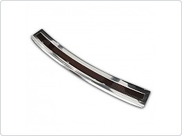 Kryt zadního nárazníku, NEREZ AVISA, BMW 5 2010-2017 (F11, LESKLÁ A ČERVENÝ CARBON)