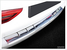 Kryt zadního nárazníku, NEREZ AVISA, BMW 5 2017- (G31, LESKLÁ A STŘÍBRNÝ CARBON)