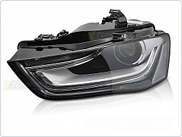Přední xenonový světlomet, Audi A4 B8, 2012-2015, levý 1ks, černý