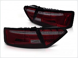 Zadní světla, světlomety, lampy Audi A5, 2011-2016, LED, SEQ, červené kouřové